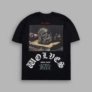 ASHES OF THE DARK LORD "PREMIUM" OVERSIZED TEE IN BLACK